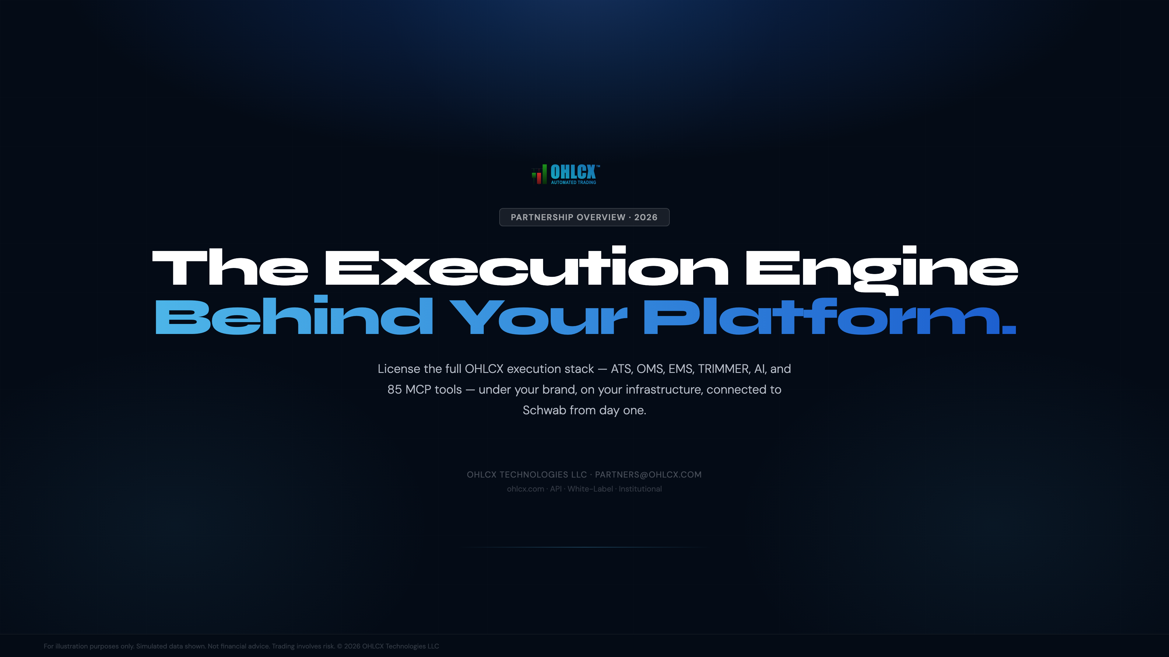 Partnership deck slide 1 of 7