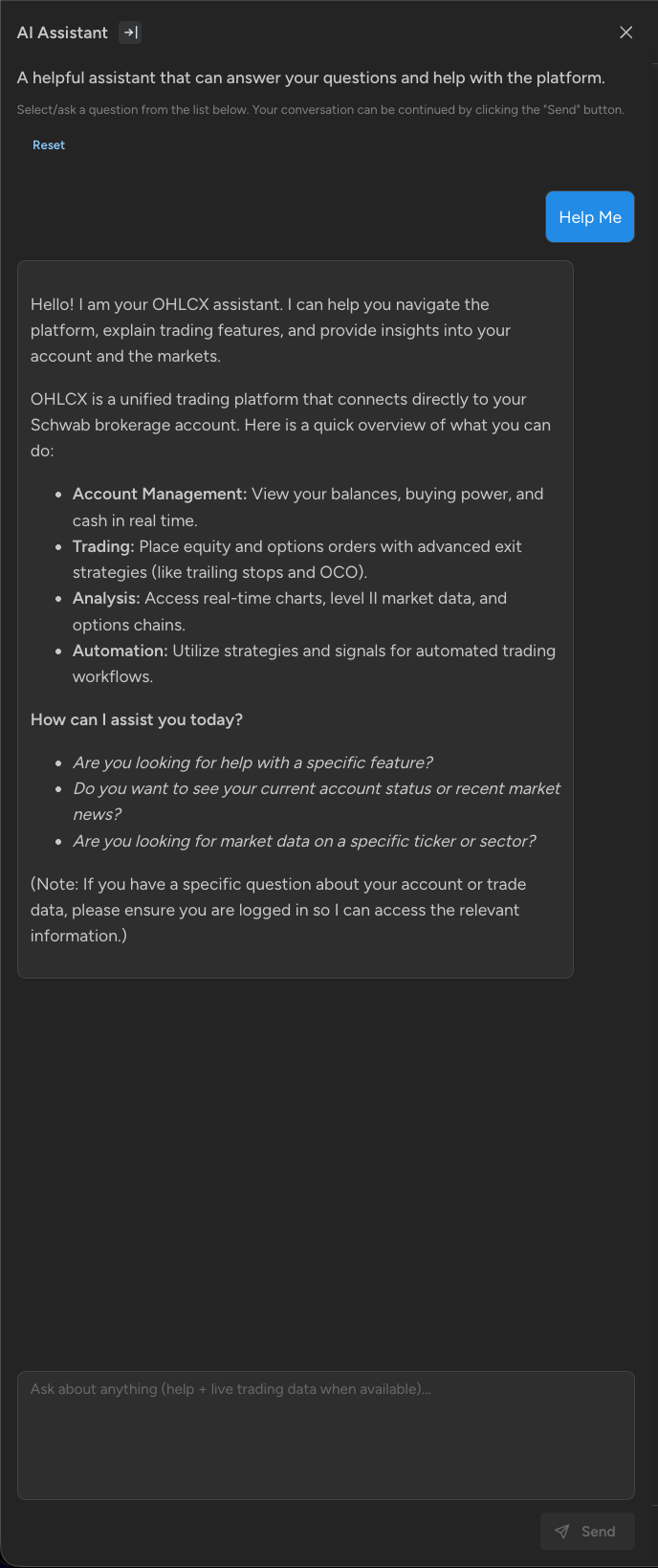 Built for trading workflows